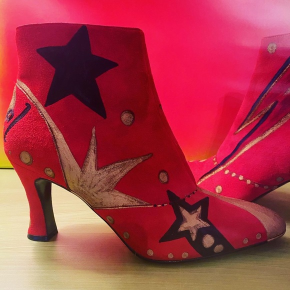 Vintage Custom Painted 👨🏻🎤BOWIE INSPIRED - Picture 2 of 14